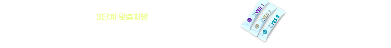 3단계맟춤처방 다이어트환 yes환 출시